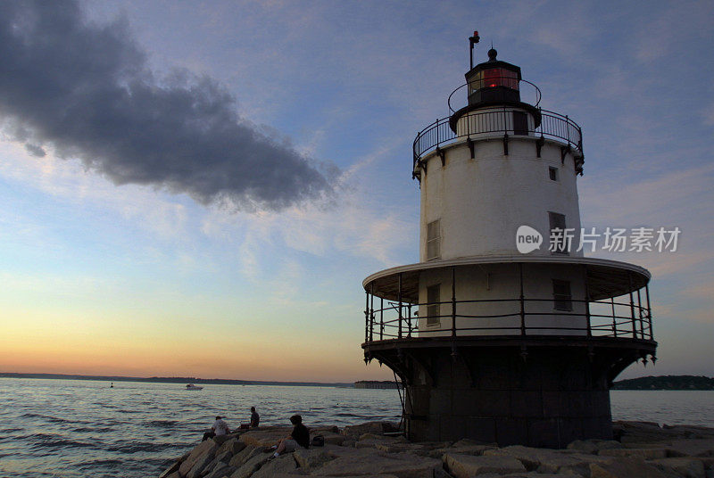 Spring Point Ledge Light，缅因州